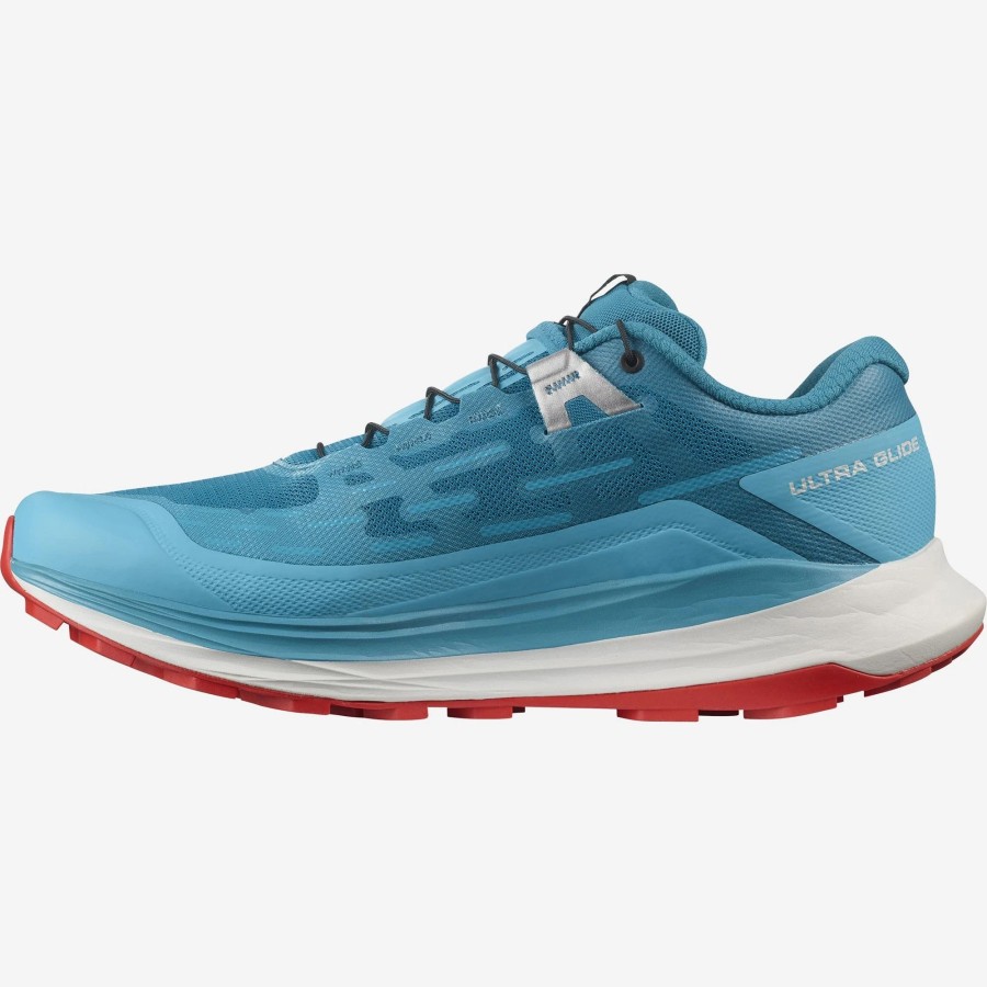 * Salomon Men'S Ultra Glide (Crystal Teal / Barrier Reef / Goji Berry) Footwear