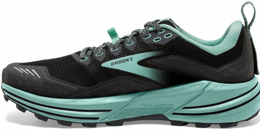 * Brooks Women'S Cascadia 16 (049 Black/Ebony/Yucca) Footwear