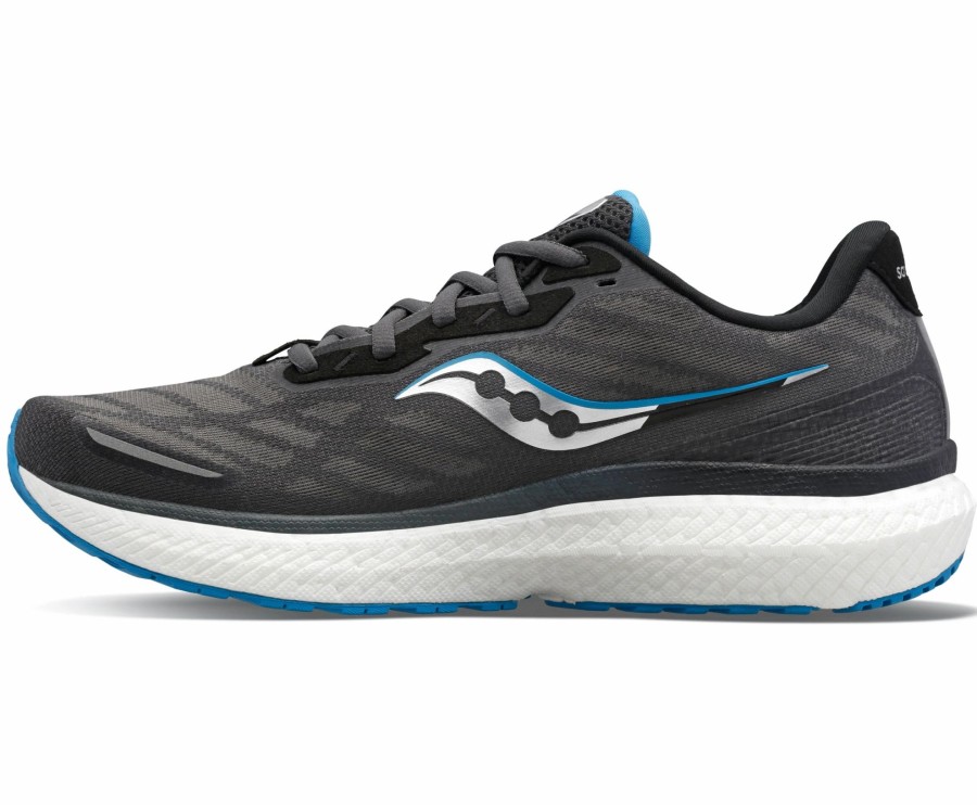 * Saucony Men'S Triumph 19 (15 Shadow/Topaz) Footwear