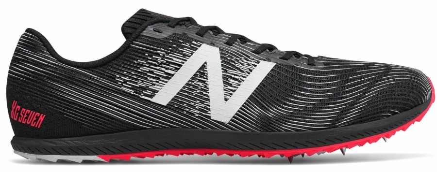 * New Balance Men'S Xc Seven (Bp Black/Bright Cherry) Footwear