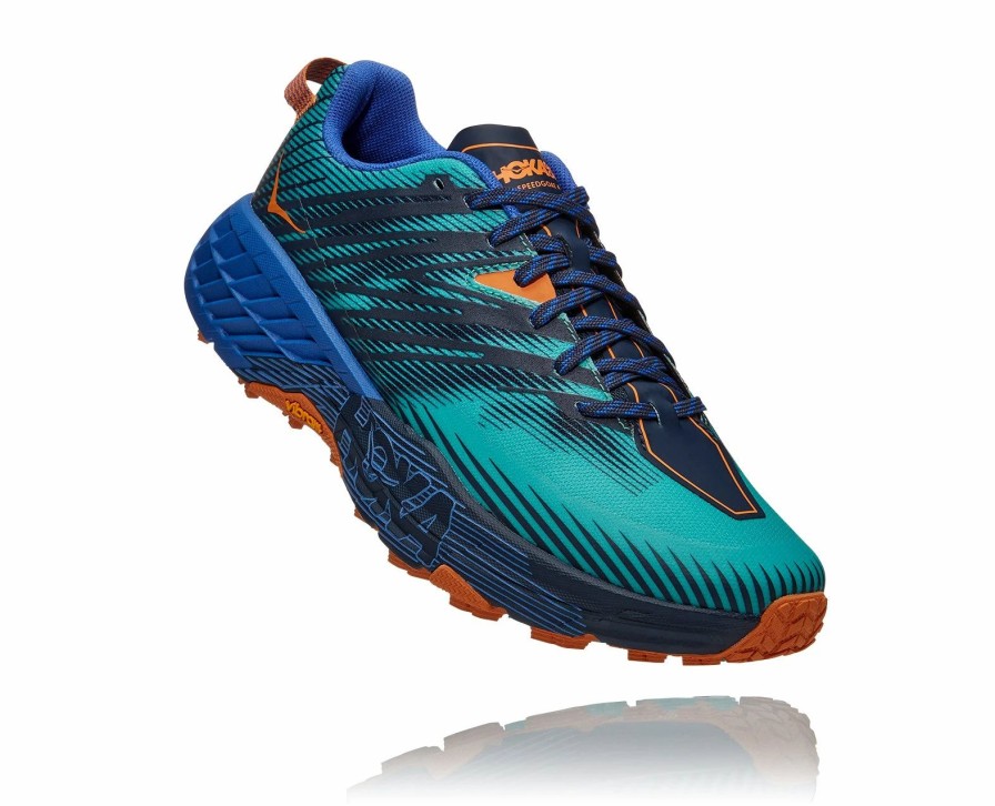 * Hoka Men'S Speedgoat 4 (Adgb Atlantis/Dazzling Blue) Footwear