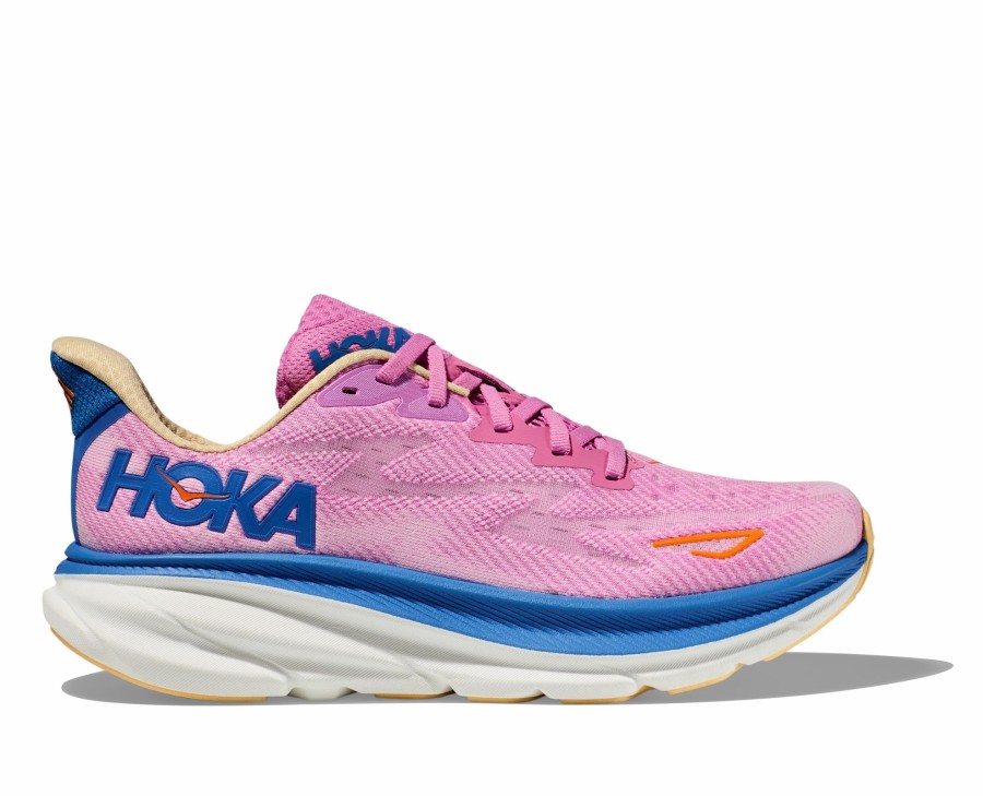 * Hoka Women'S Clifton 9 (Cslc Cyclamen/Sweet Lilac) Footwear