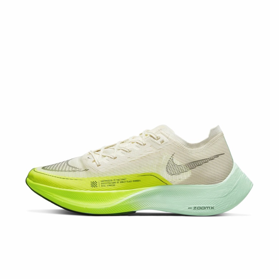 * Nike Men'S Zoomx Vaporfly Next% 2 (100 Coconut Milk/Cave Purple-Volt) Footwear