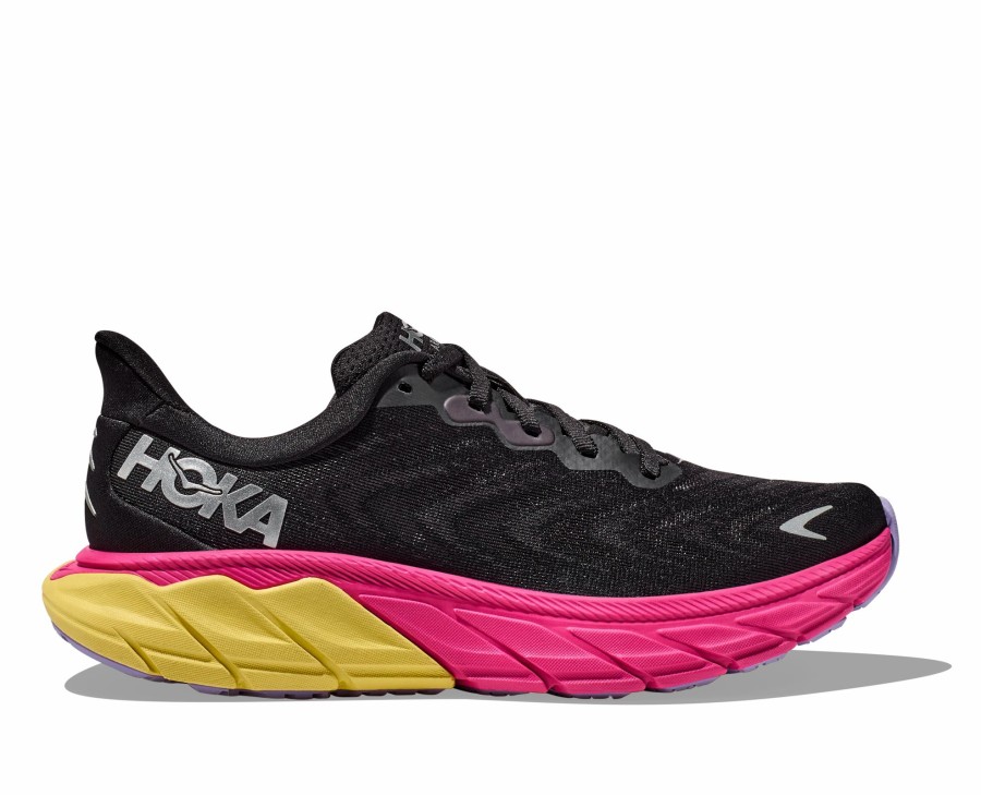 * Hoka Women'S Arahi 6 (Bpyr Black/Pink Yarrow) Footwear