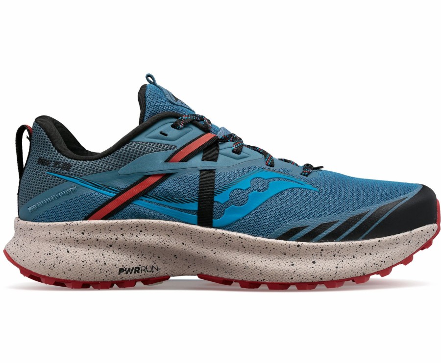 * Saucony Men'S Ride 15 Tr (31 Deep Sea/Lava) Footwear