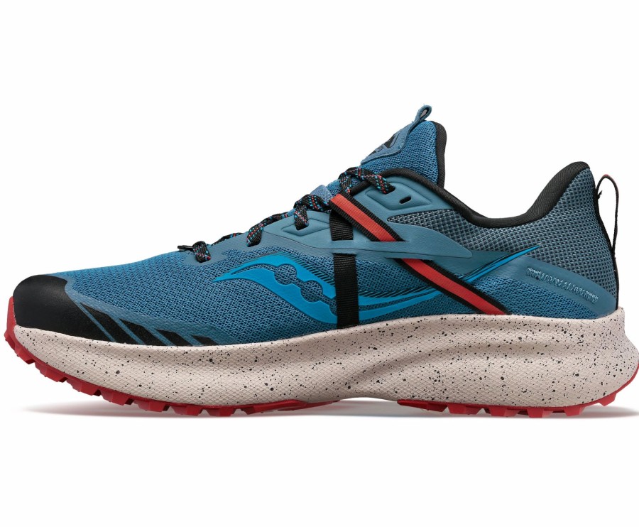 * Saucony Men'S Ride 15 Tr (31 Deep Sea/Lava) Footwear