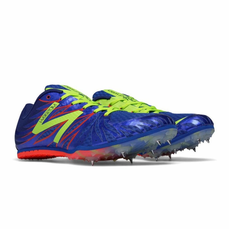 * New Balance Men'S Md500 V4 (B Navy/Lime/Orange) Footwear