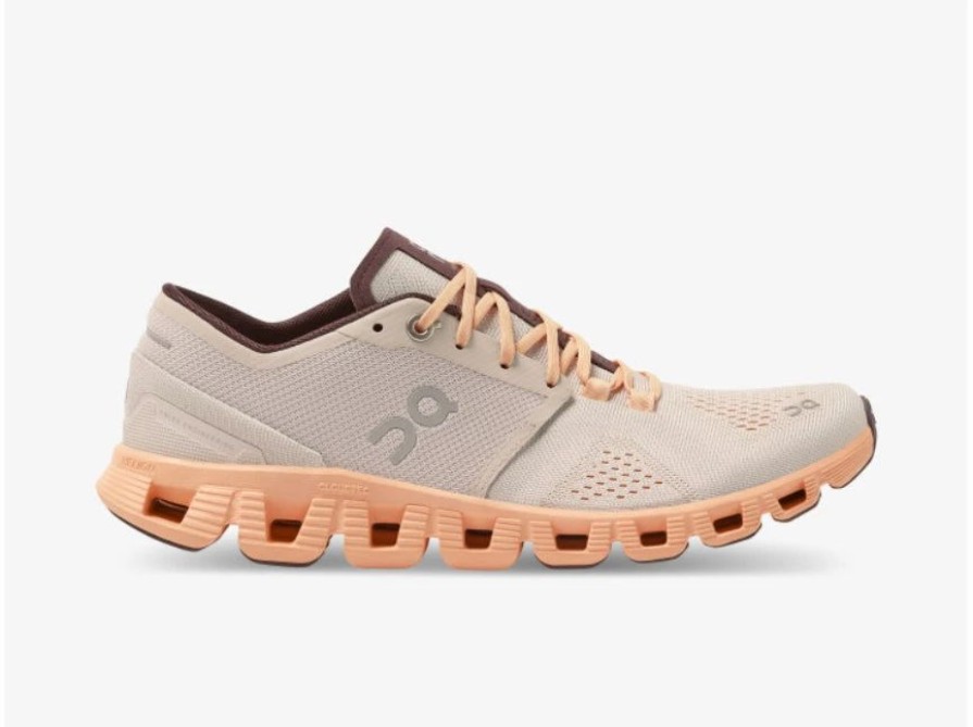 * Women'S Cloud X (Silver/Almond) Footwear