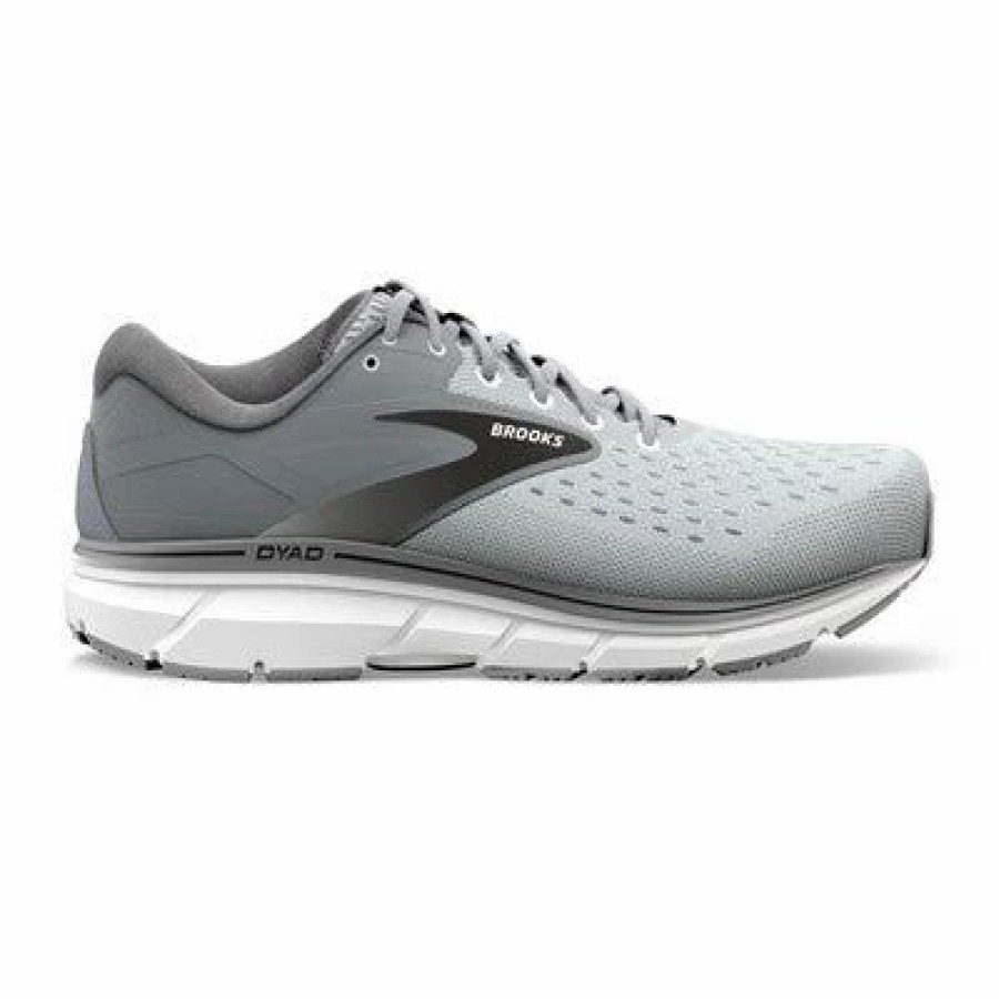 * Men'S Brooks Dyad 11 (084 Grey/Black/White) Footwear