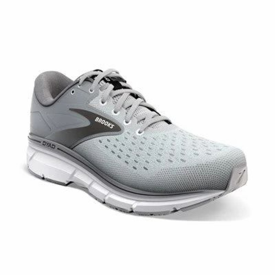 * Men'S Brooks Dyad 11 (084 Grey/Black/White) Footwear