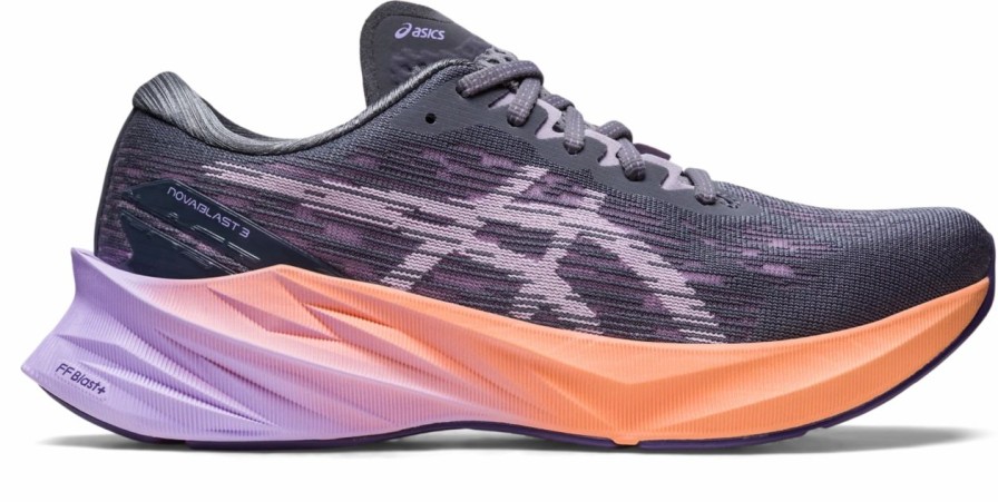 * Asics Women'S Novablast 3 (020 Metropolis/Dusk Violet) Footwear