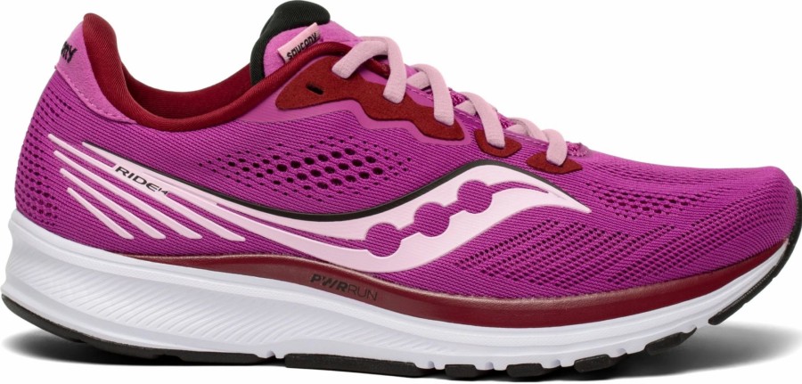 * Saucony Women'S Ride 14 (30 Razzle/Fairytale) Footwear