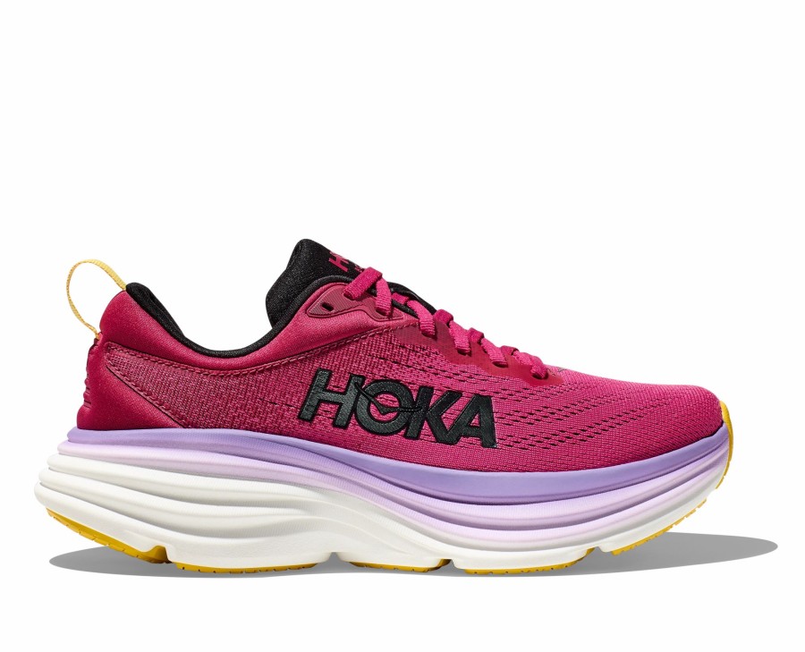 * Hoka Women'S Bondi 8 (Cjpy Cherries Jubilee/Pink Yarrow) Footwear