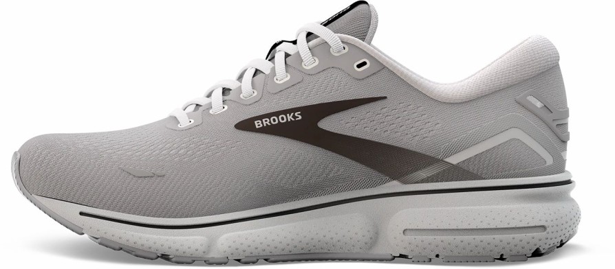 * Brooks Men'S Ghost 15 Extra Wide (098 Alloy/Oyster/Black) Footwear