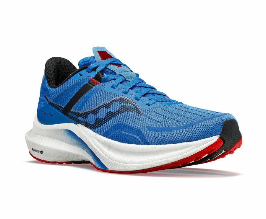 * Saucony Men'S Tempus (18 Hydro/Poppy) Footwear