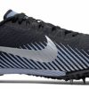 * Nike Uni Zoom Rival M 9 (004 Black/Metallic Silver-Indigo Fog) Footwear