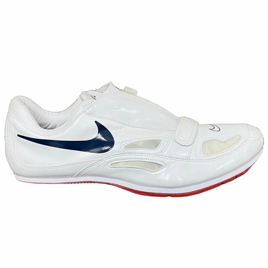 * Nike Uni Zoom Long Jump 3 (141 White/Obsidian-Sport Red) Footwear