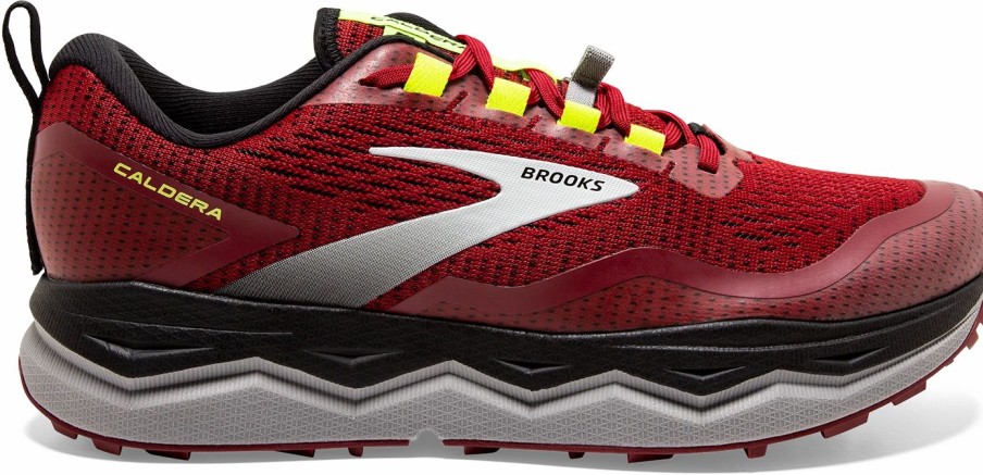 * Brooks Men'S Caldera 5 (631 Red/Black/Nightlife) Footwear