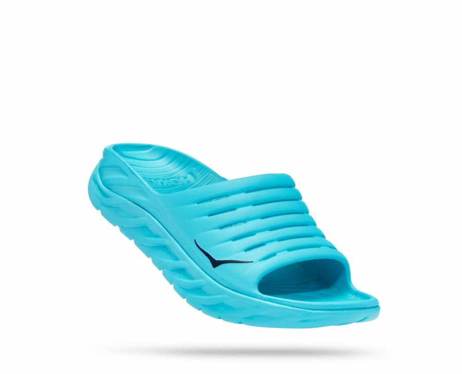 * Hoka Uni Ora Recovery Slide (Sbbb Scuba Blue/Bellwether) Footwear