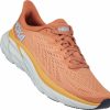 * Hoka Women'S Clifton 8 (Sbscr- Sun Baked/Shell Coral) Footwear