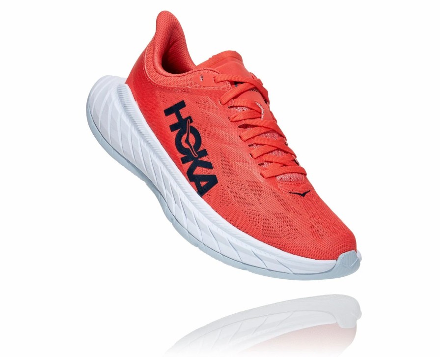 * Hoka Women'S Carbon X 2 (Hcbi Hot Coral/Black Iris) Footwear