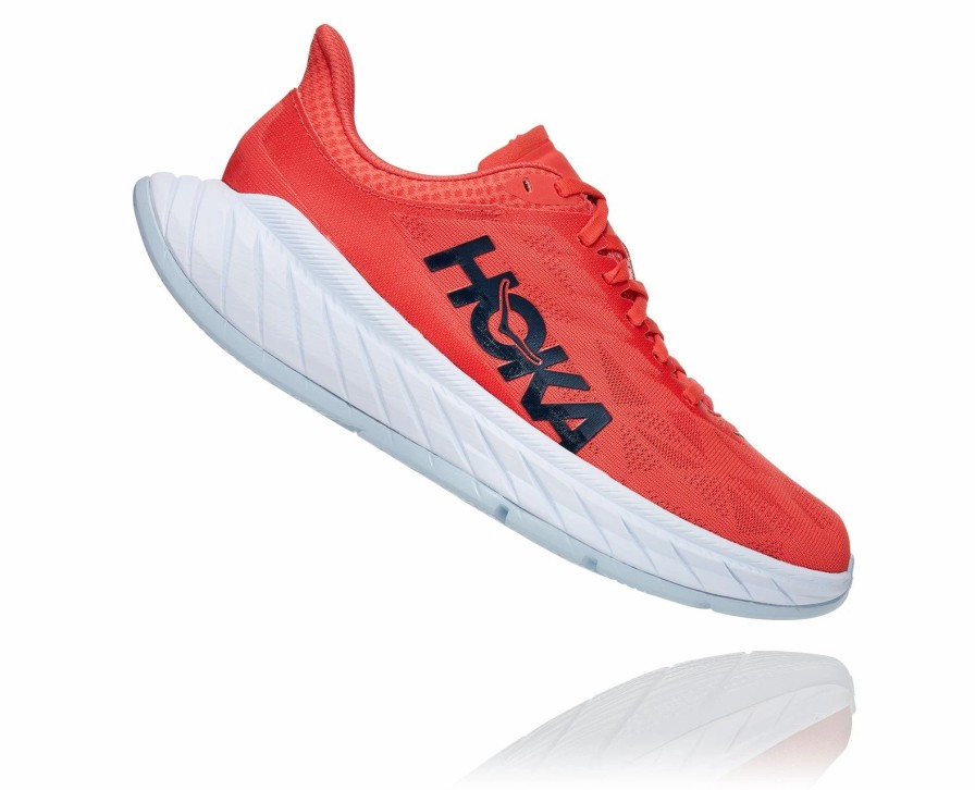 * Hoka Women'S Carbon X 2 (Hcbi Hot Coral/Black Iris) Footwear