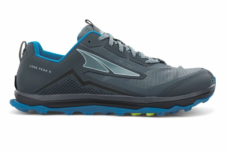 * Altra Men'S Lone Peak 5 (431 Blue/Lime) Footwear