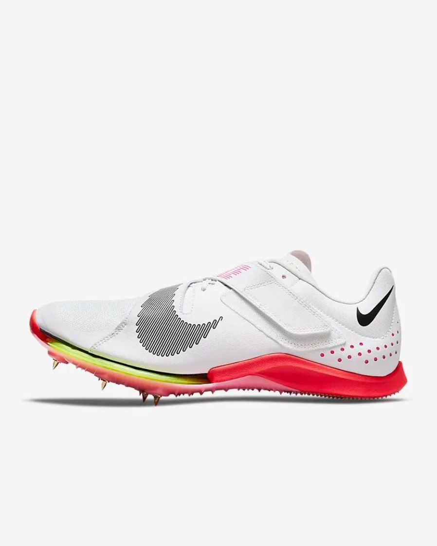 * Nike Air Zoom Long Jump Elite (100 White/Black/Black/Black) Footwear