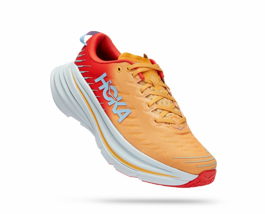 * Hoka Men'S Bondi X (Fayw Fiesta/Amber Yellow) Footwear