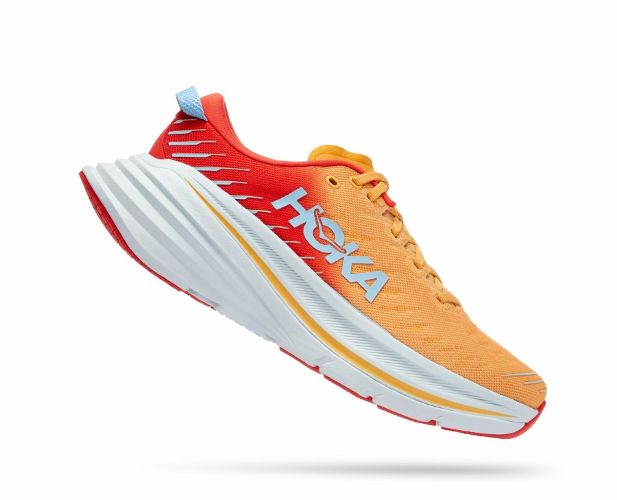 * Hoka Men'S Bondi X (Fayw Fiesta/Amber Yellow) Footwear