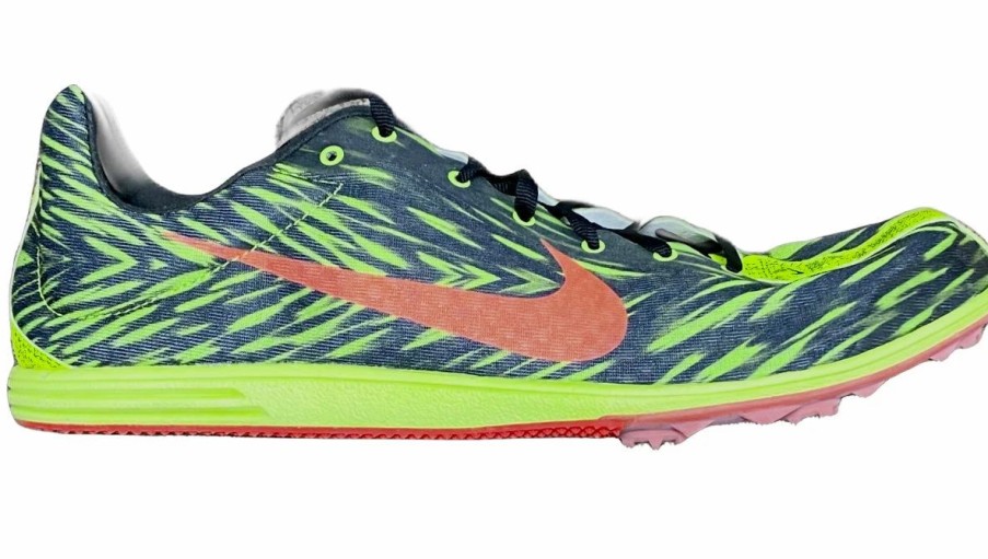 * Nike Uni Zoom Rival D 8 (306 Electric Green/Hyper Punch-Black) Footwear