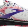 * Brooks Women'S Ghost 14 (192 White/Purple/Coral) Footwear