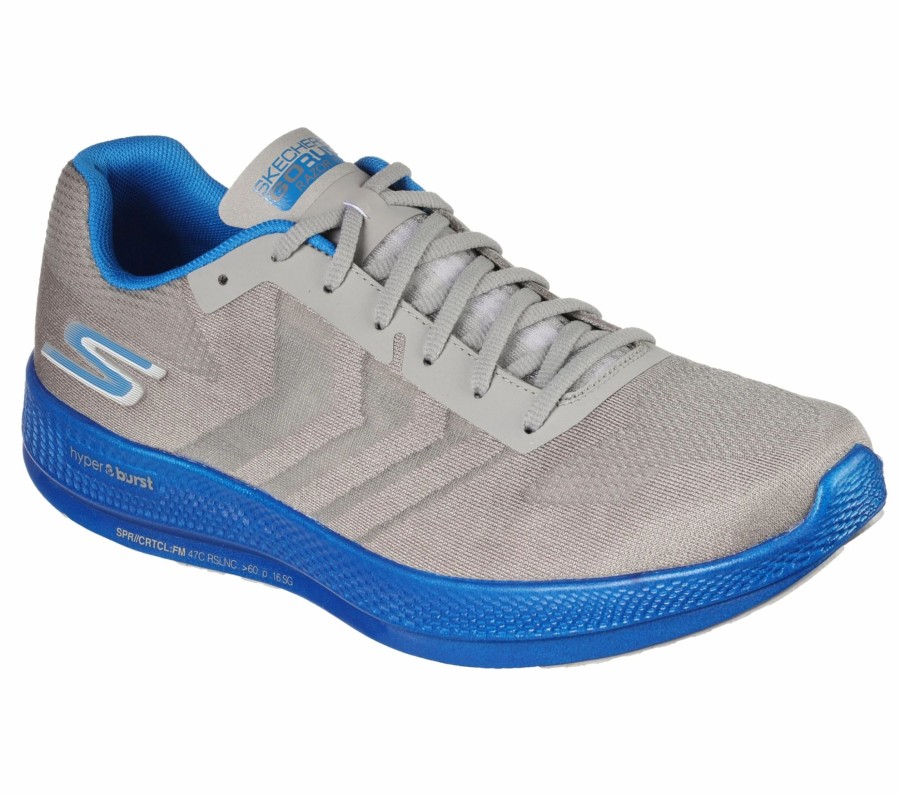 * Skechers Men'S Gorun Razor + (Gybl Gray/Blue) Footwear