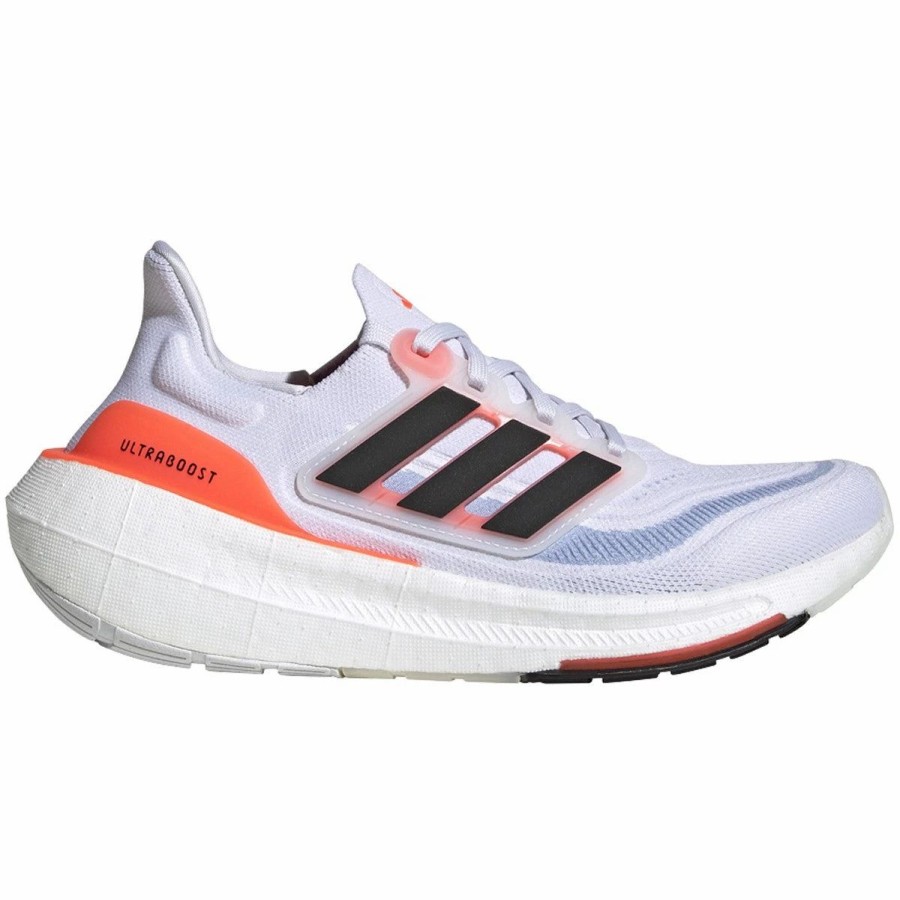 * Adidas Women'S Ultraboost Light (Footwear White/Core Black/Solar Red) Footwear