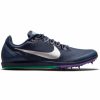 * Nike Uni Zoom Rival D 10 (406 Obsidian/Metallic Silver/Wild Berry) Footwear