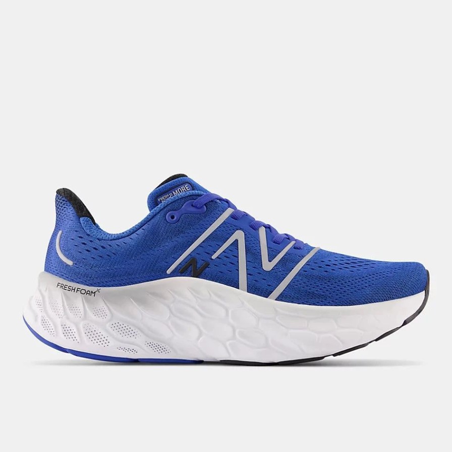 * New Balance Men'S Fresh Foam More V4 (Bb Cobalt/Black) Footwear