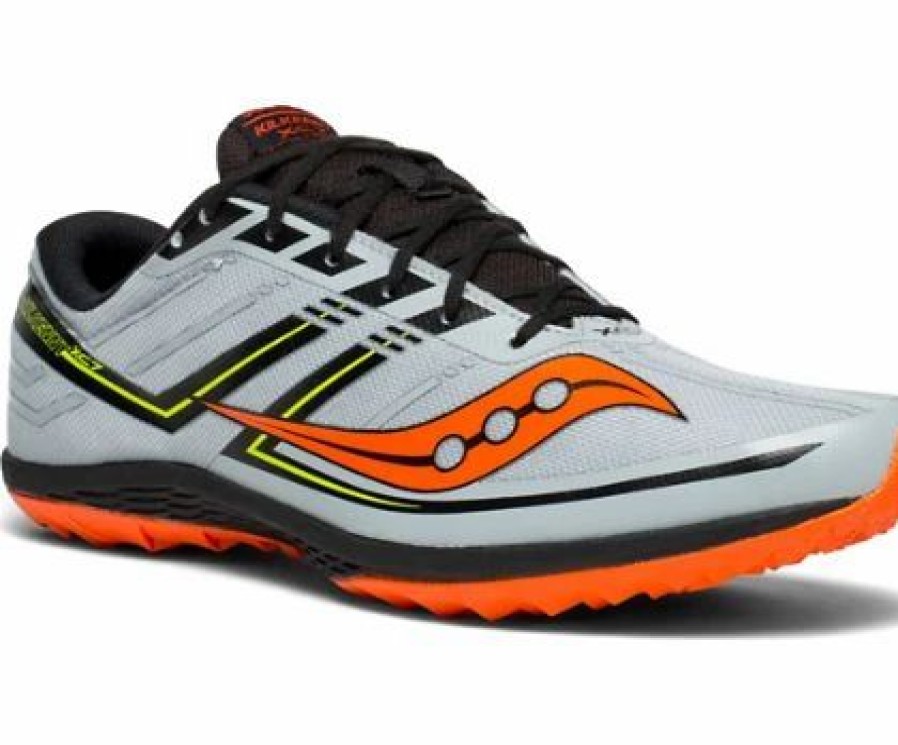 * Saucony Men'S Kilkenny Xc 7 (4 Grey/Black/Orange) Footwear