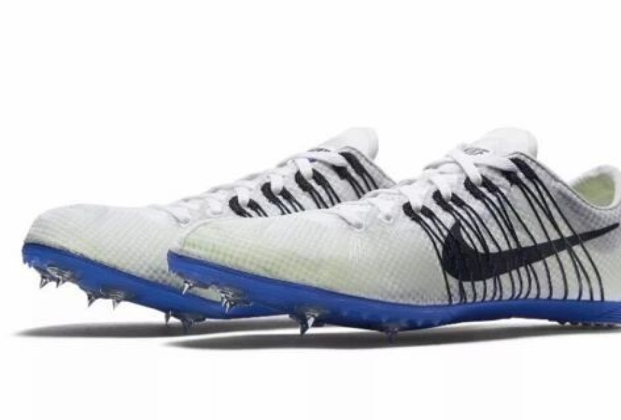 * Nike Uni Zoom Victory 2 (100 White/Black/Racer Blue) Footwear