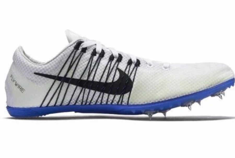 * Nike Uni Zoom Victory 2 (100 White/Black/Racer Blue) Footwear