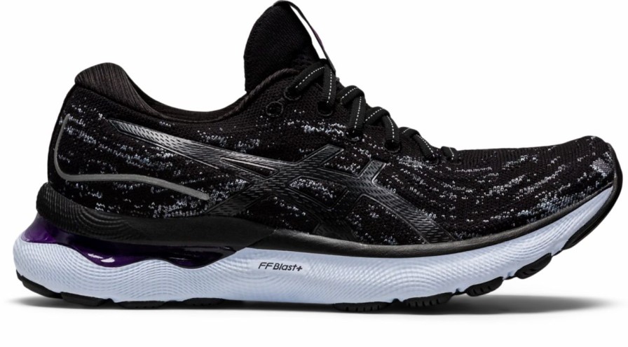 * Asics Women'S Gel-Nimbus 24 Mk (001 Black/Black) Footwear