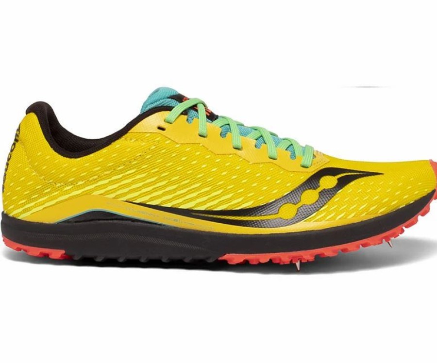 * Saucony Men'S Kilkenny Xc 8 (10 Yellow Mutant) Footwear