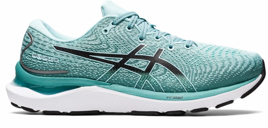 * Asics Women'S Gel-Cumulus 24 (300 Oasis Green/Black) Footwear