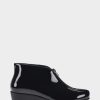 * Aerosoles Allowance Black Patent Ankle Boots