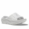 * Hoka U Ora Recovery Slide 3 (Wwh White/White) Footwear