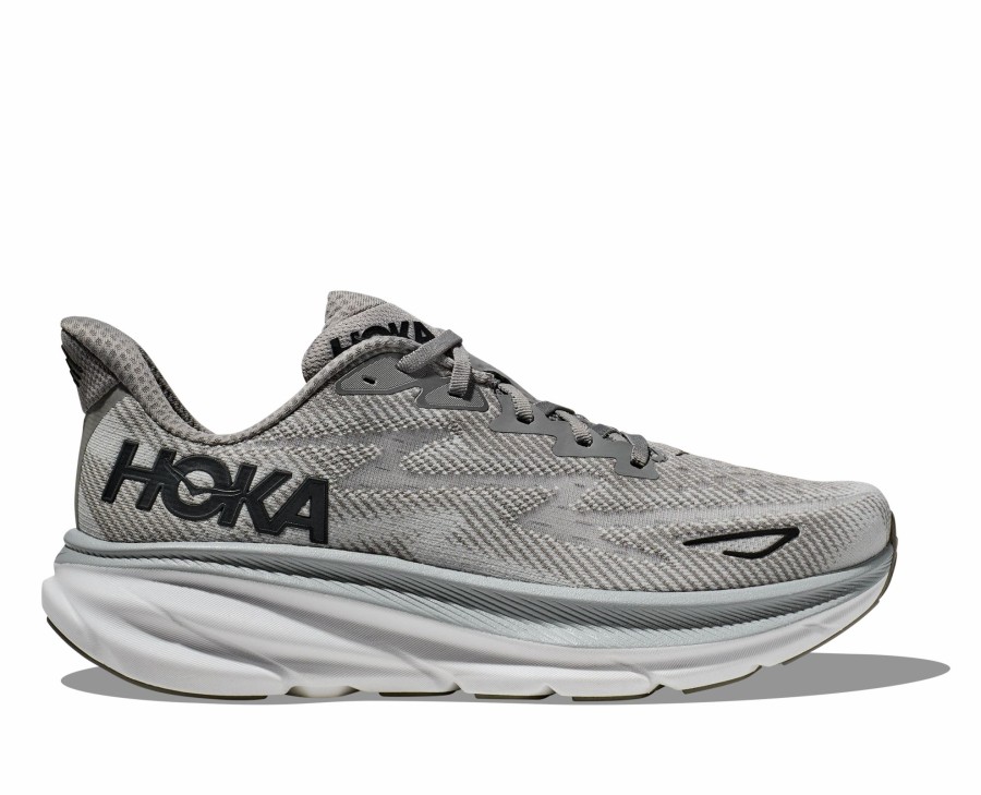 * Hoka Men'S Clifton 9 Wide (Hmbc Harbor Mist/Black) Footwear