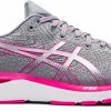 * Asics Women'S Gel-Cumulus 24 Wide (021 Sheet Rock/Pink Glo) Footwear