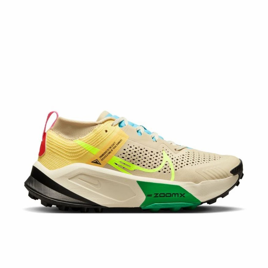 * Nike Women'S Zoom X Zegama Trail (700 Team Gold/Volt/Citron Pulse) Footwear