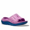 * Hoka U Ora Recovery Slide 3 (Ccsk Cyclamen/Coastal Sky) Footwear