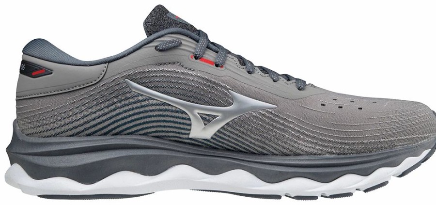 * Mizuno Men'S Wave Sky 5 (9M9M Steel Grey) Footwear