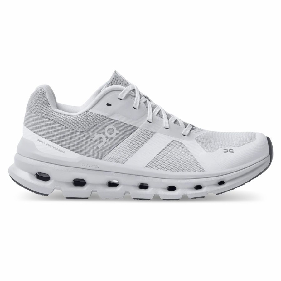 * On Women'S Cloudrunner (White/Frost) Footwear